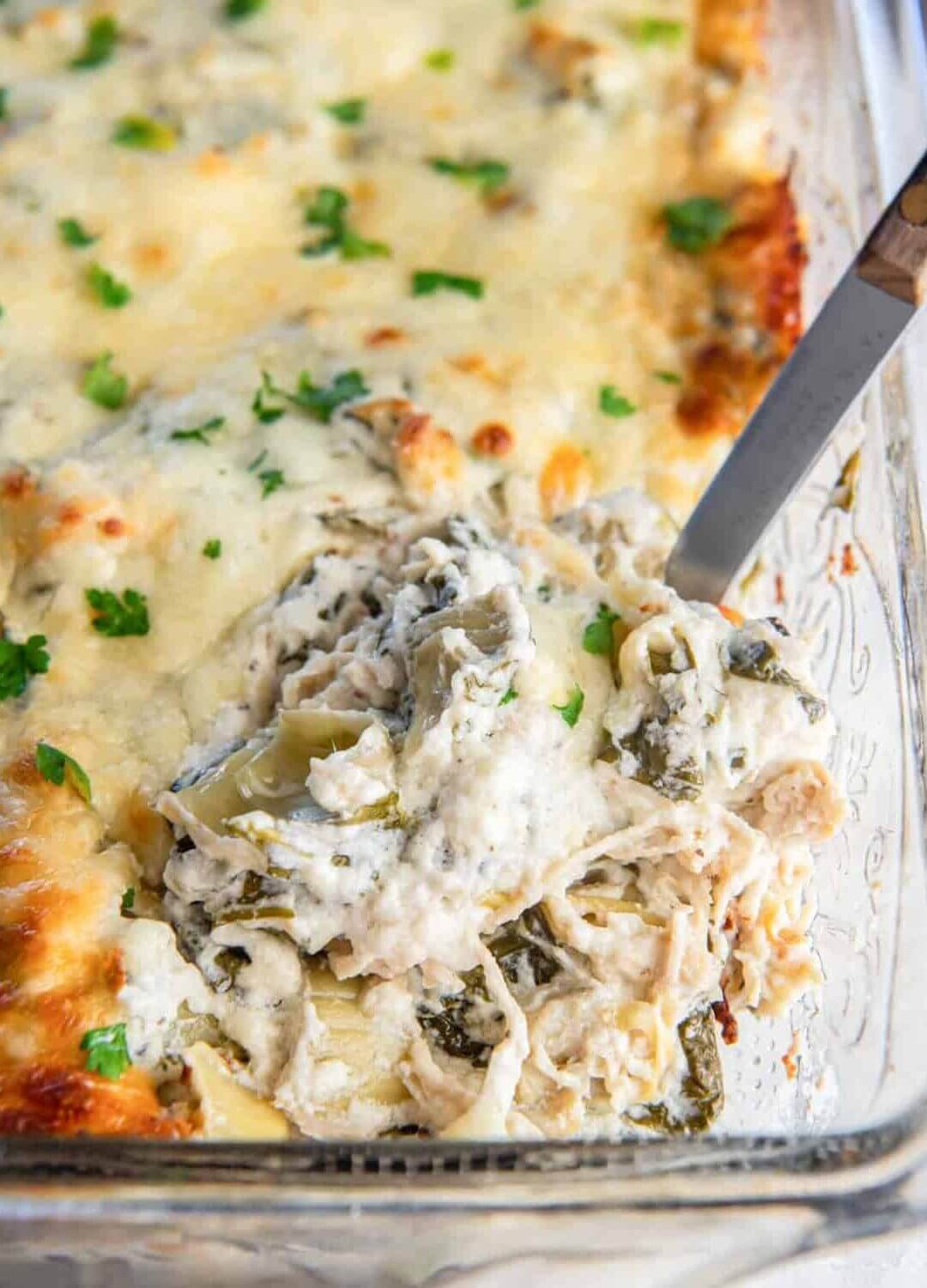 spinach artichoke casserole