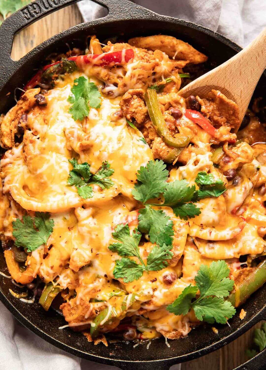 fajita chicken casserole