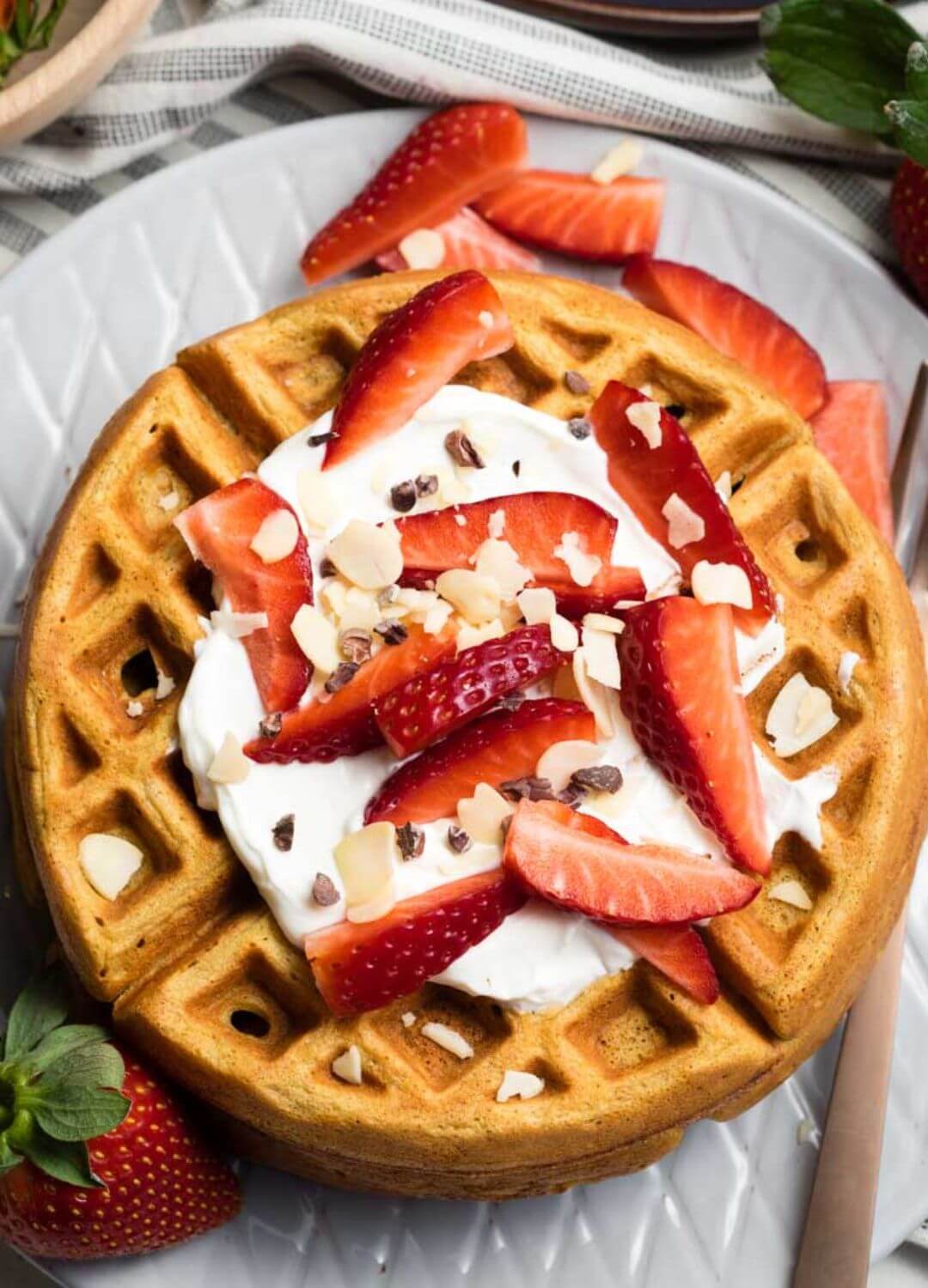 greek yogurt waffles '90s food