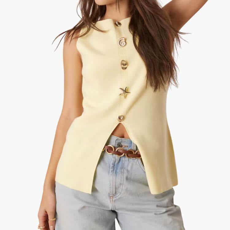 Button Vest