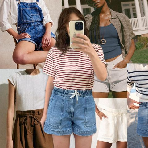 best shorts for curvy and petite women