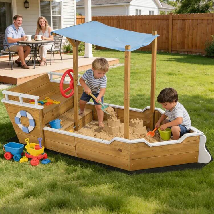 Outdoor Ship Sandbox