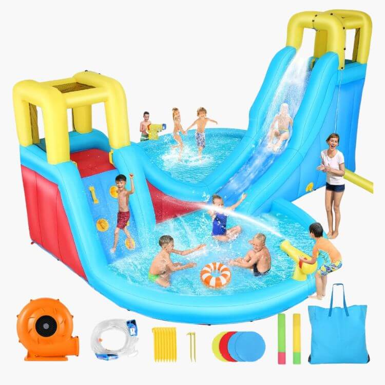 Bounce House with Splash Pools