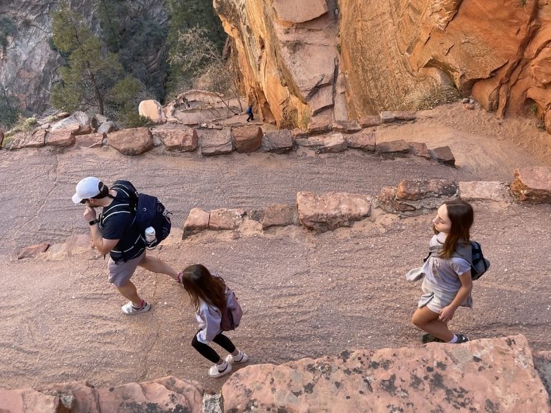utah zion national park with kids