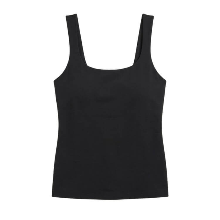 square neck sports bra