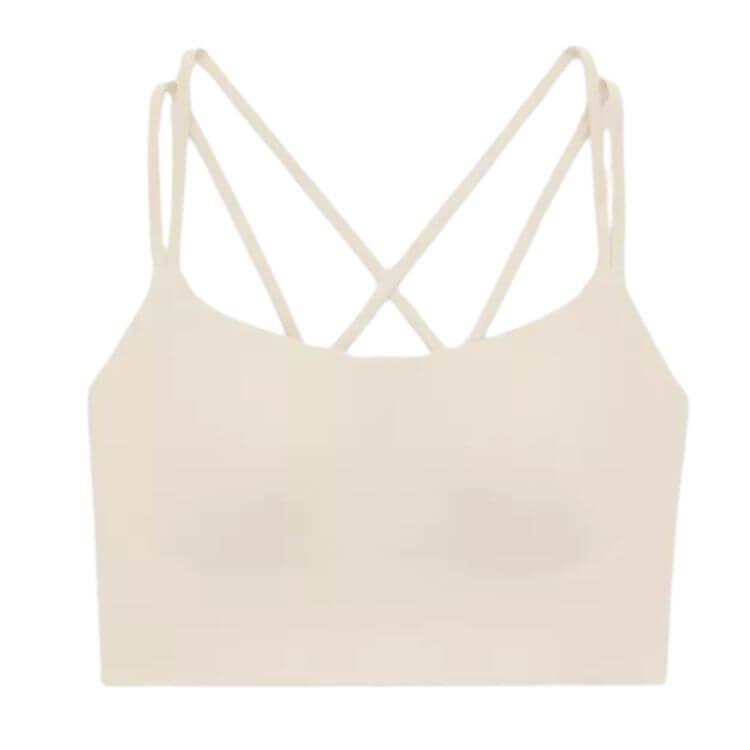 strappy sports bra
