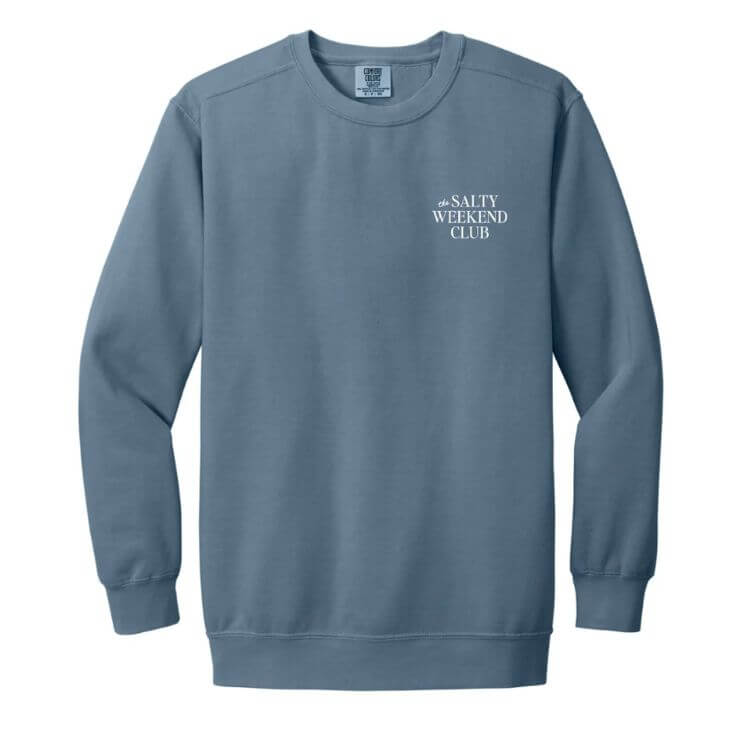 salty weekend club sweatshirt