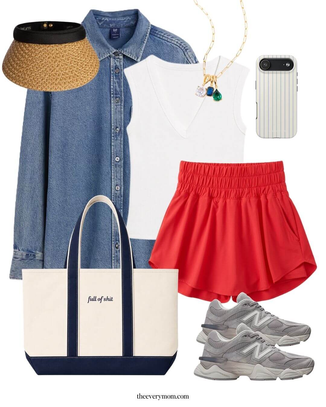 summer athleisure capsule outfit 5