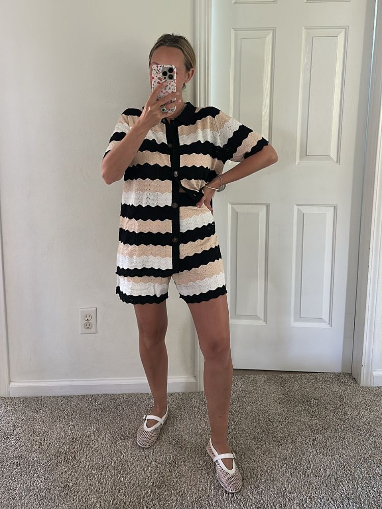 Amazon striped set