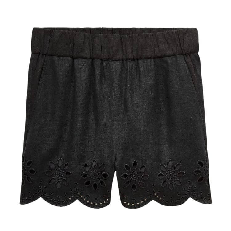 eyelet shorts