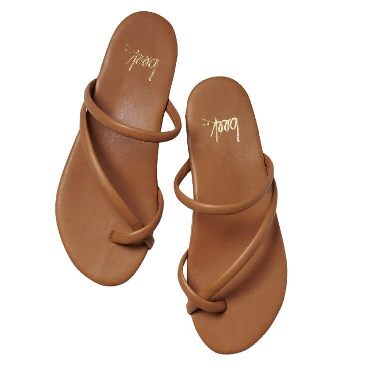 tan sandals