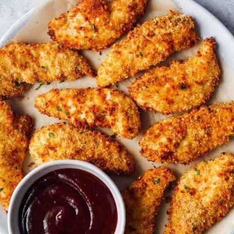 low-cost family meals air fryer chicken tenders