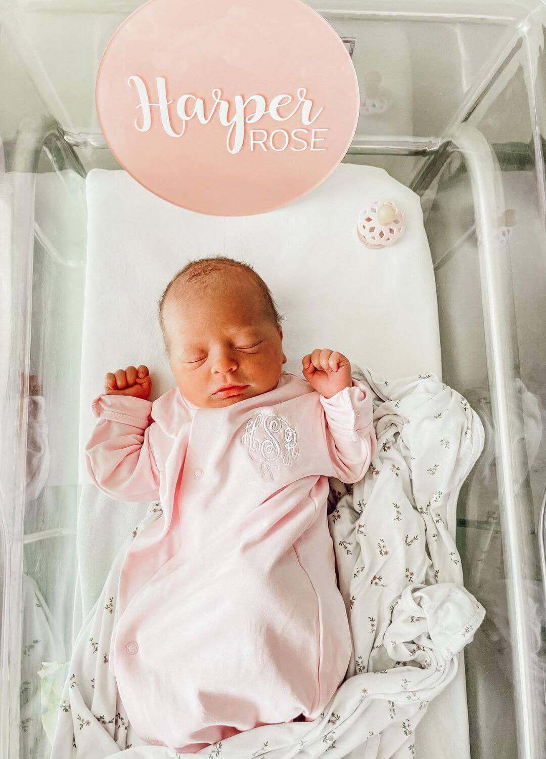 harper rose baby photo