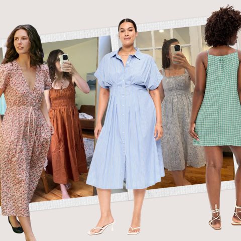 curvy short dresses for women