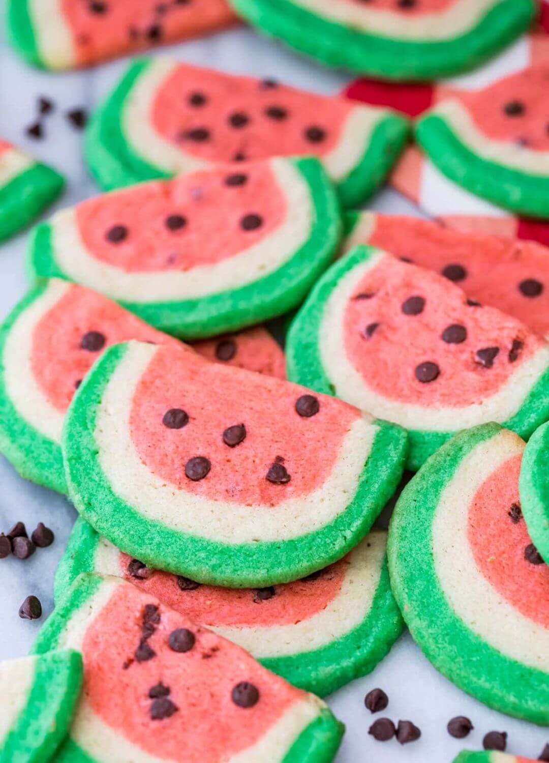 watermelon cookies
