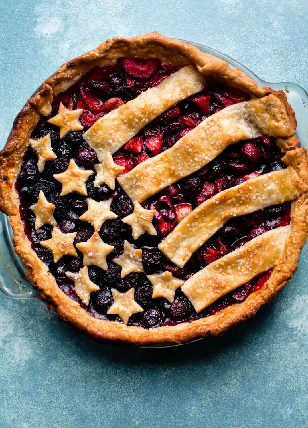 american flag pie