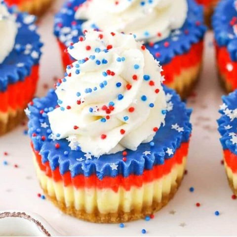 fourth of july desserts cheescake cup