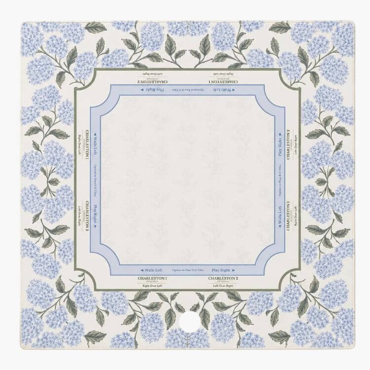 Floral Mahjong Mat