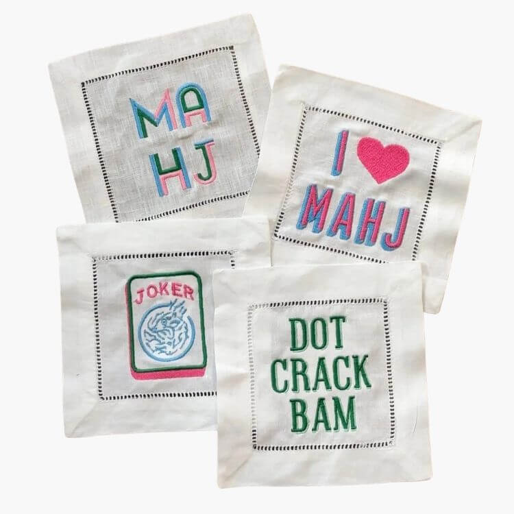Mahjong Cocktail Napkins