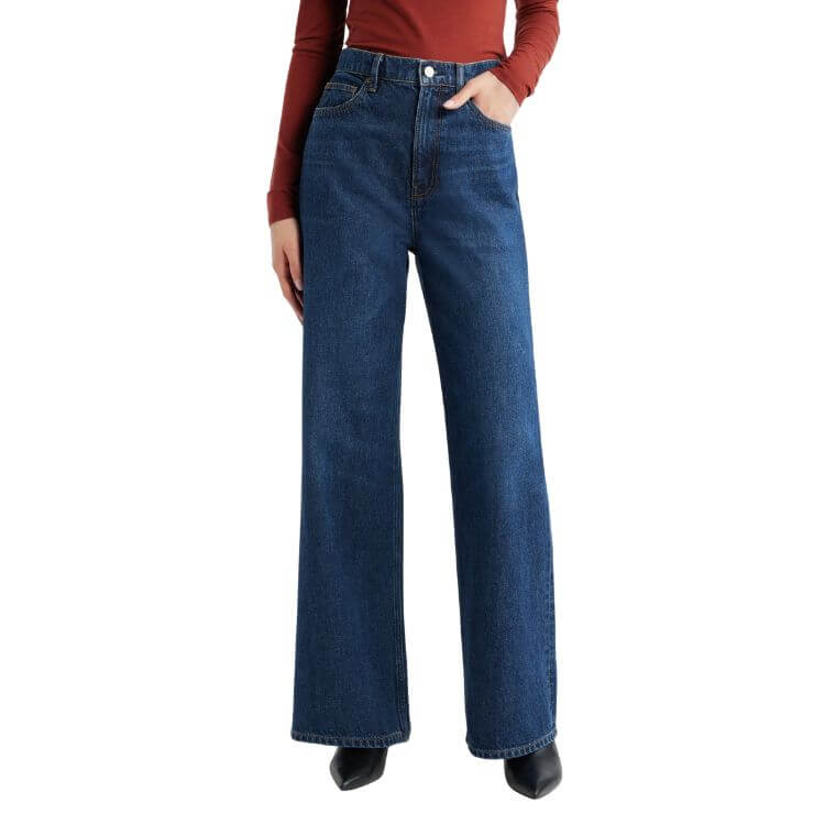 High Rise Wide Leg Jeans