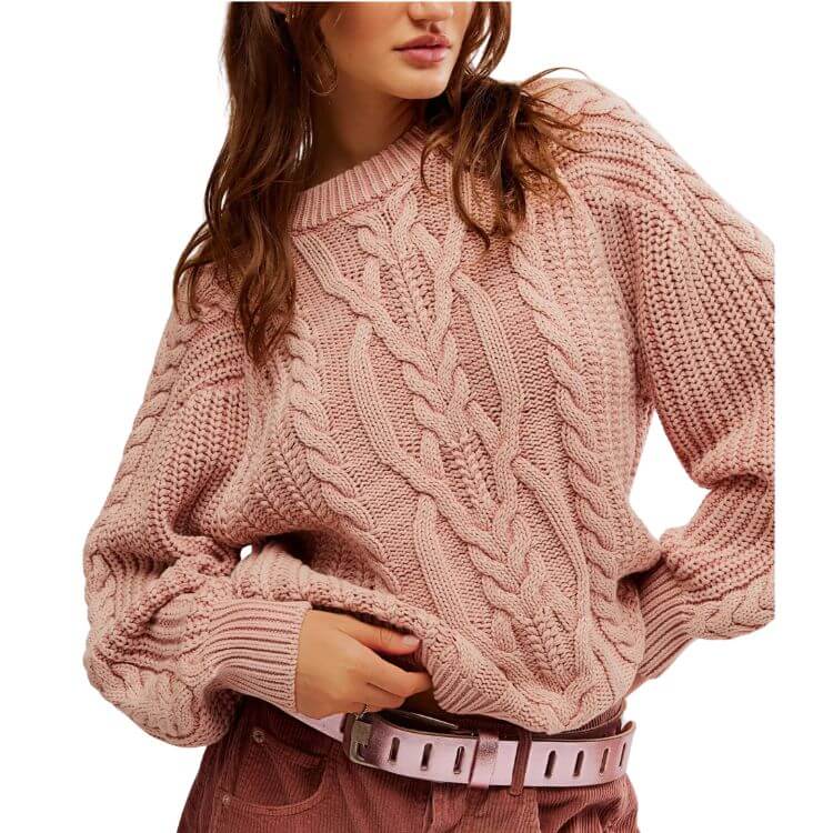 Cable Cotton Sweater