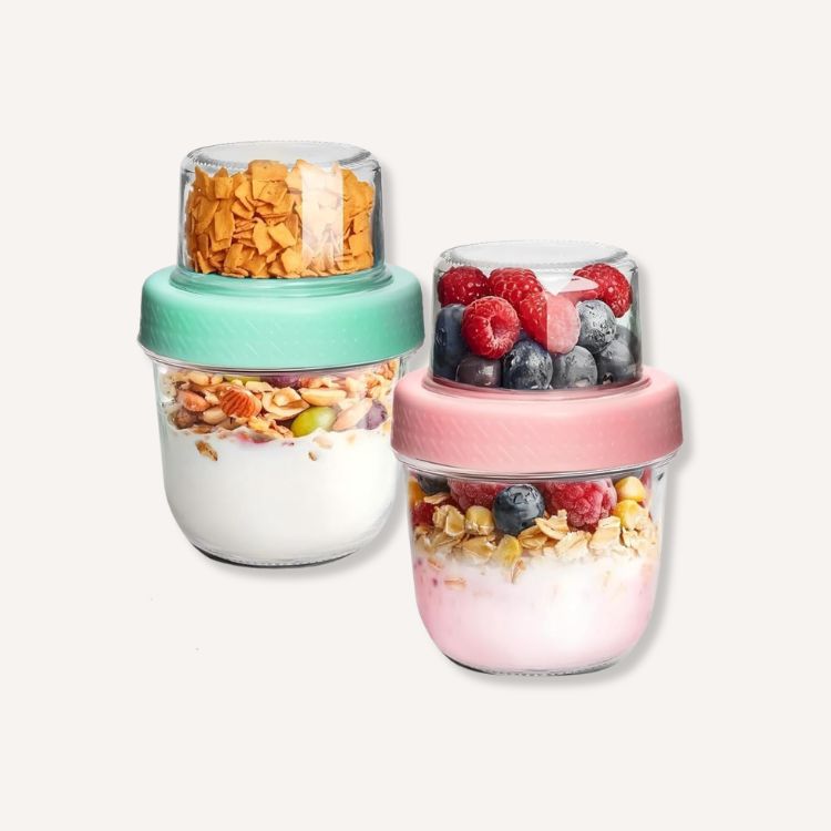 Dual-Compartment Oat Cups