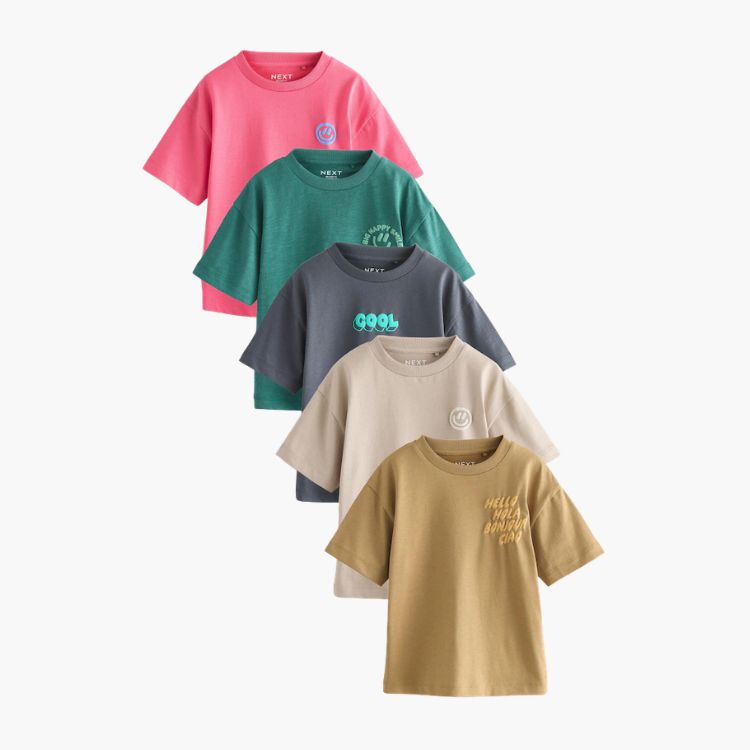 5-Pack Graphic T-Shirts