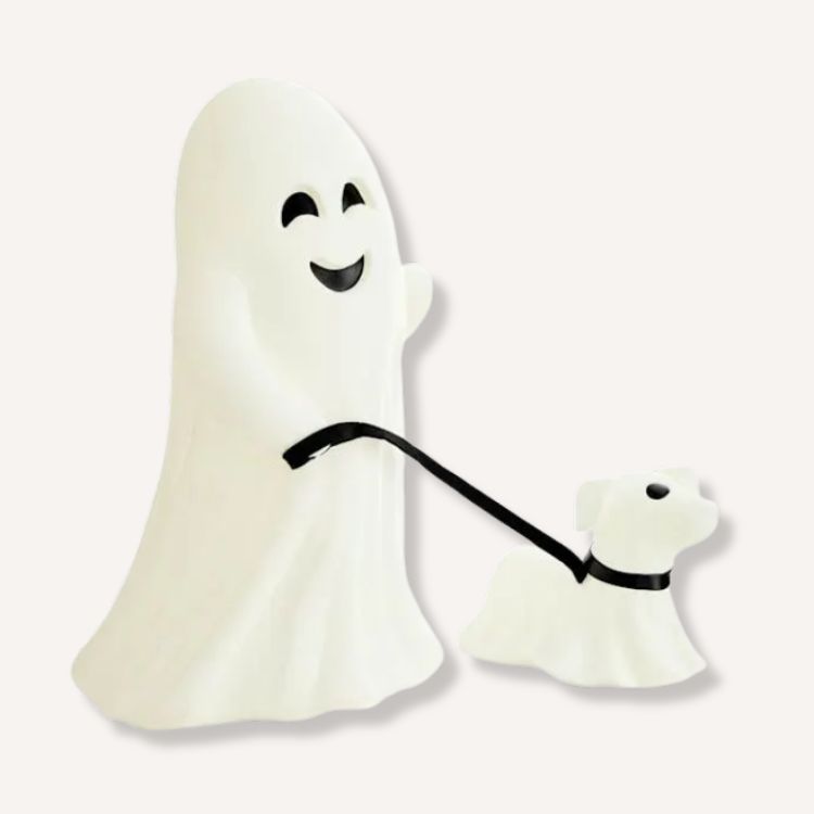 24" Ghost and Dog Blow Mold