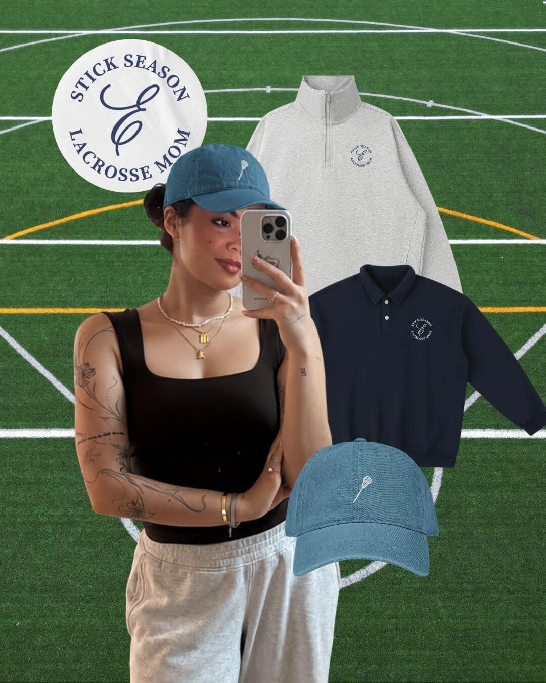 lacrosse sports mom clothing