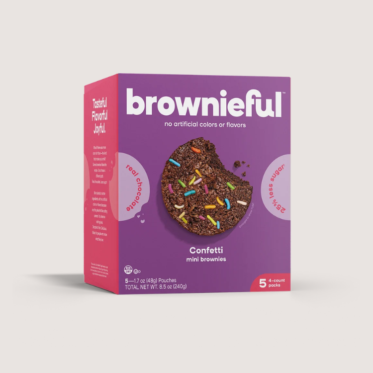 Brownieful Confetti Brownies