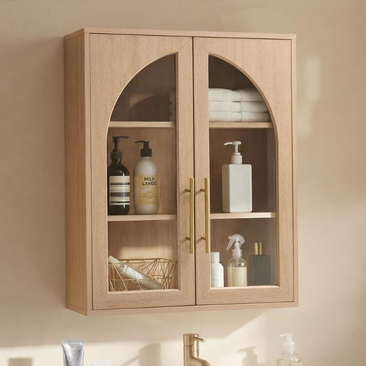 Arched Wall Cabinets