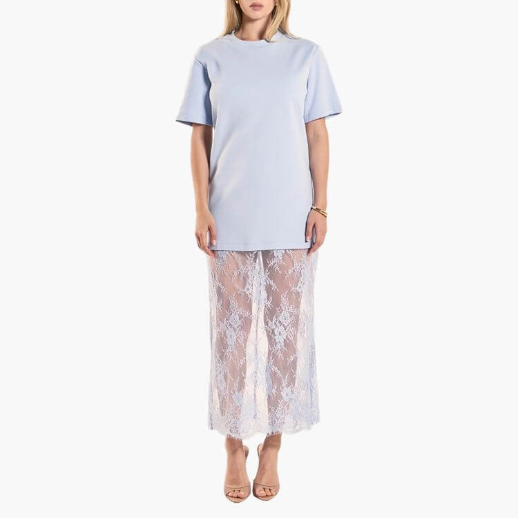 Lace T-Shirt Dress