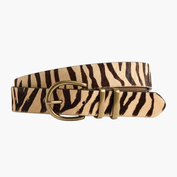 Tiger Print Belt
