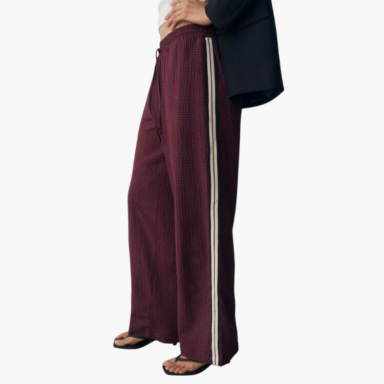 Wide Leg Track Pants