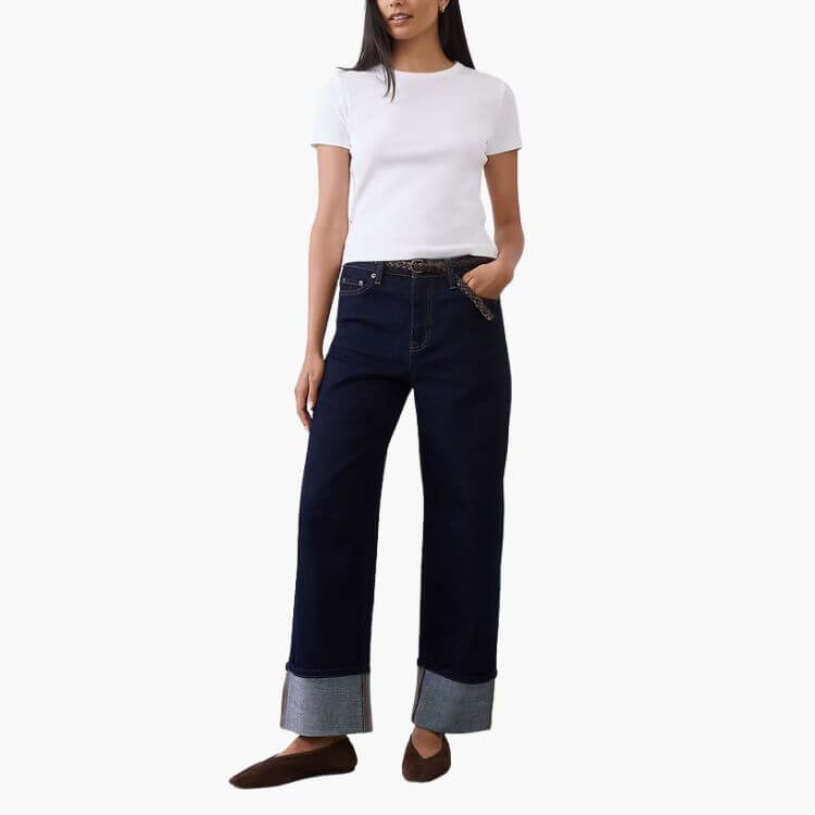 Straight High Rise Jean