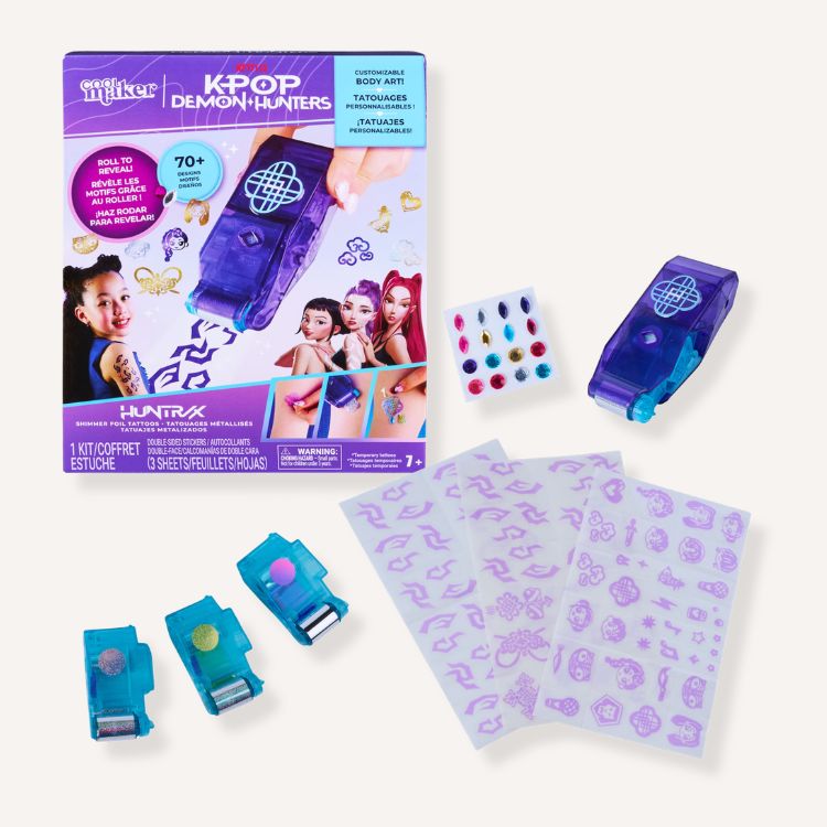 HUNTR/X Shimmer Foil Tattoos Kit