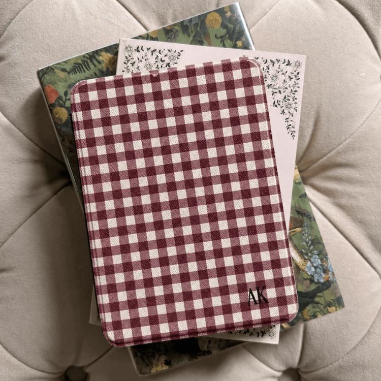Gingham Kindle Case