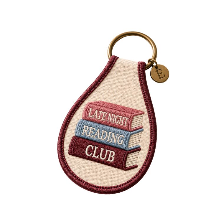 Late Night Reading Club Keychain