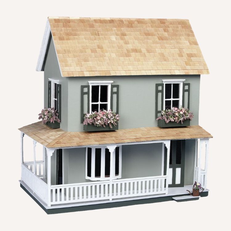 Wooden Dollhouse Kit
