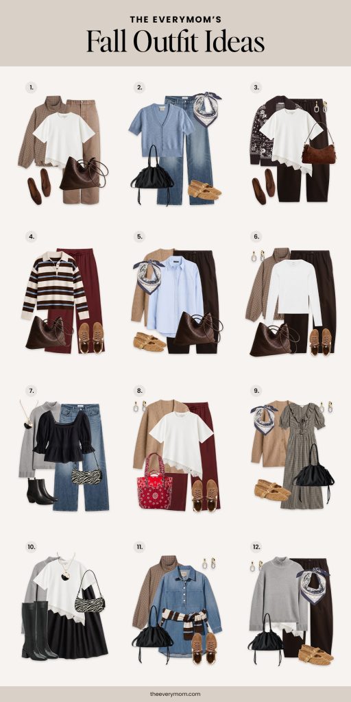 how to style fall capsule wardrobe for busy moms outfits for fall