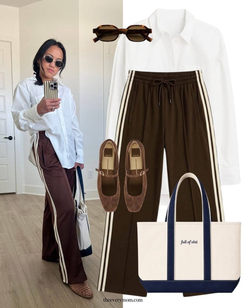 how to wear track pants