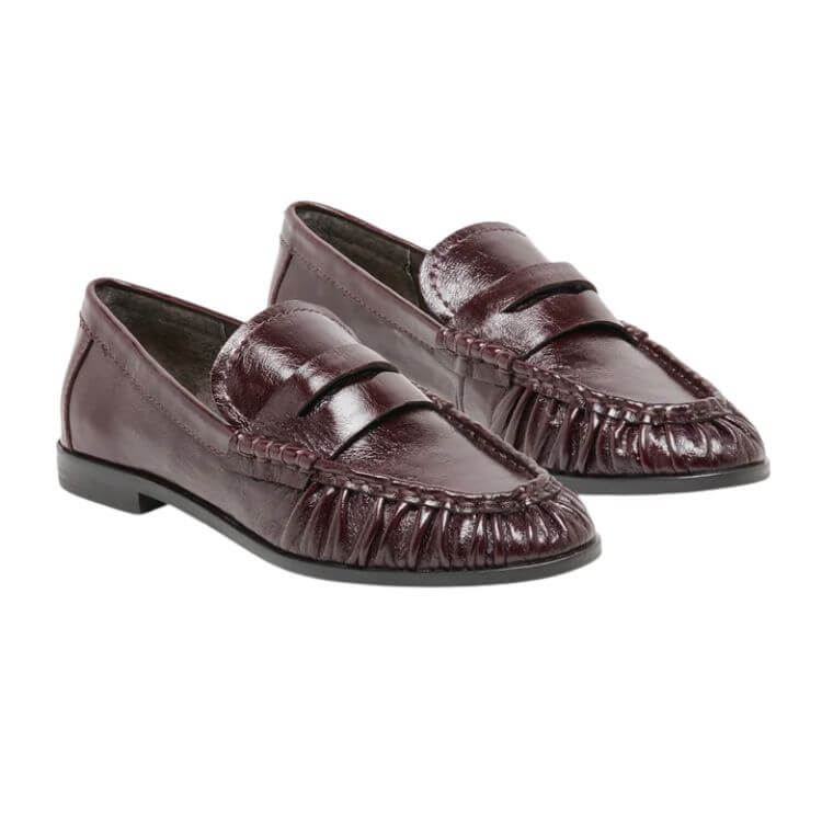 Baxen Loafers Oxblood Leather
