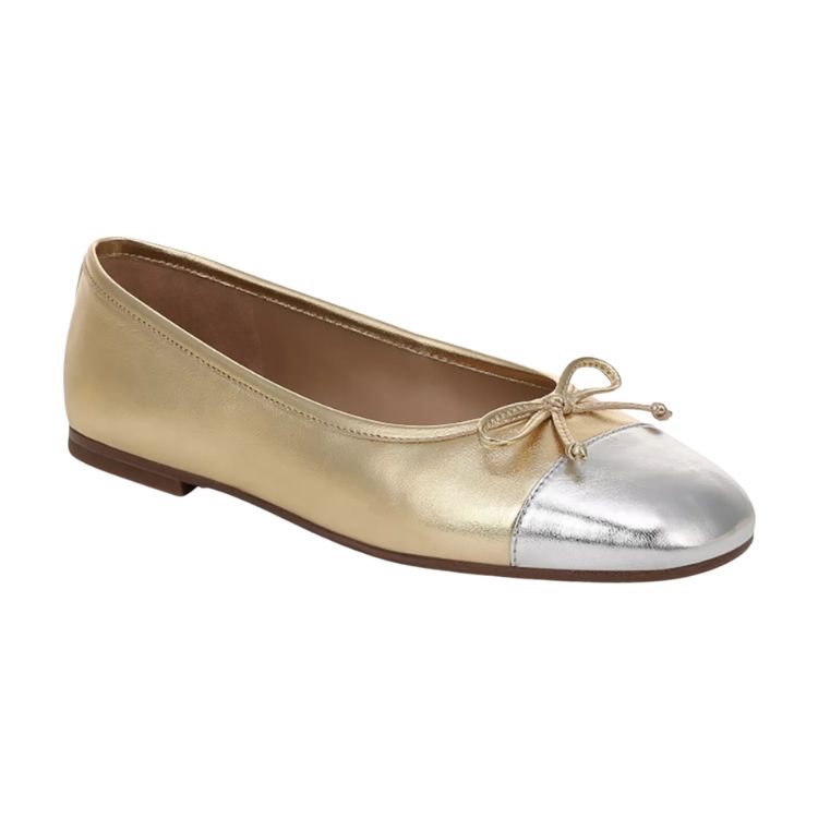 Women's Alie 2 Cap Toe Leather Ballet Flats