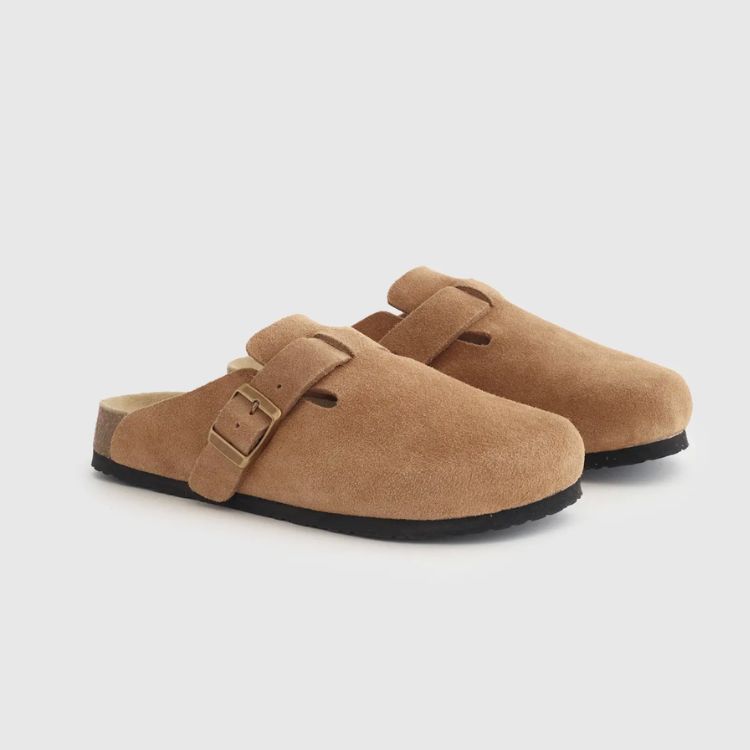 Suede Clogs