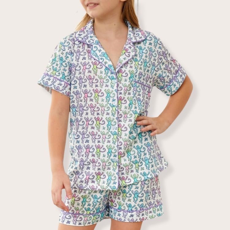 Monkey Printed Pajamas