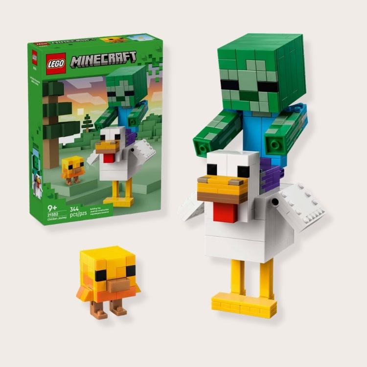 Minecraft Chicken Jockey Set