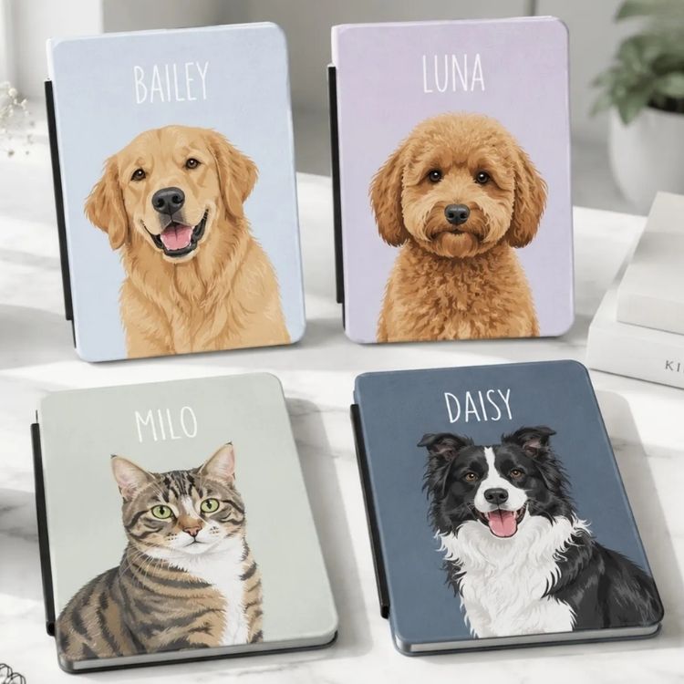Custom Pet Kindle Cover