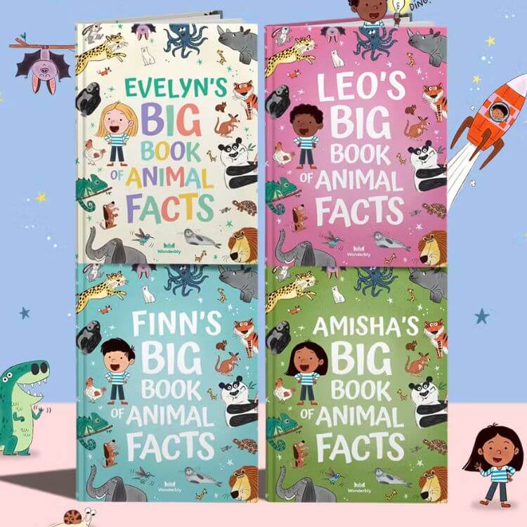 Personalized Animal Facts Book