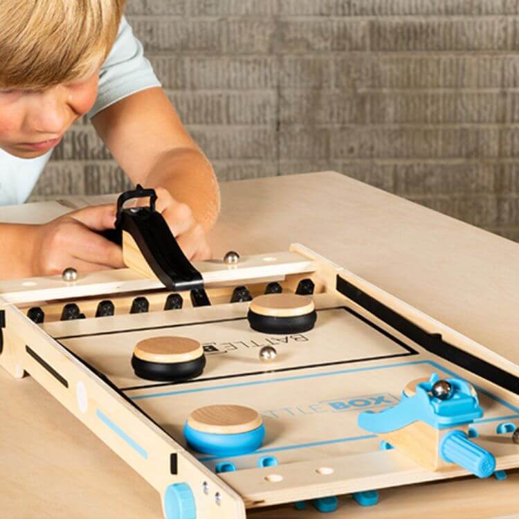 Table Top Marble Launching Game
