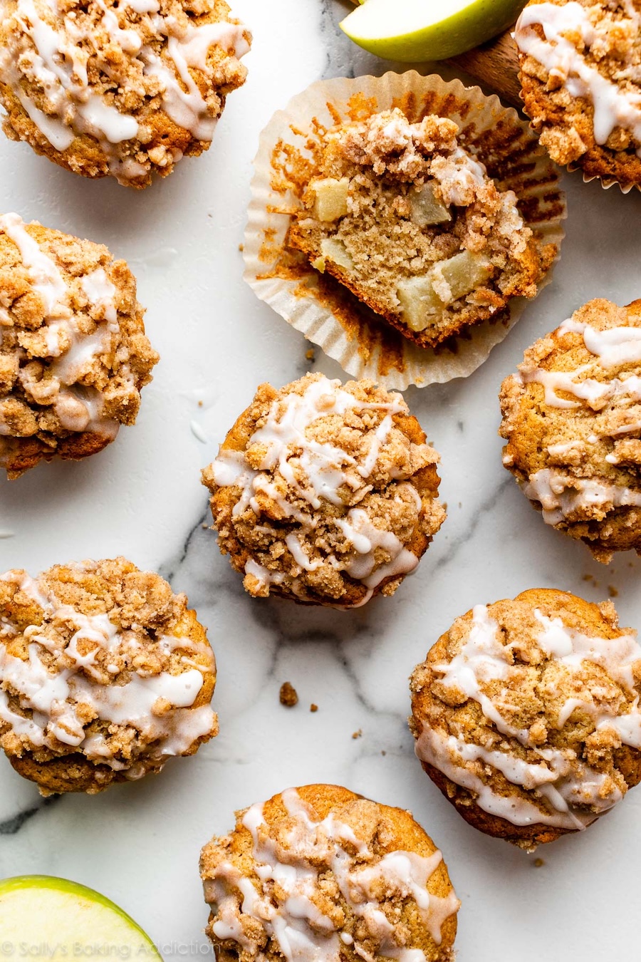 apple recipes apple crumb muffins